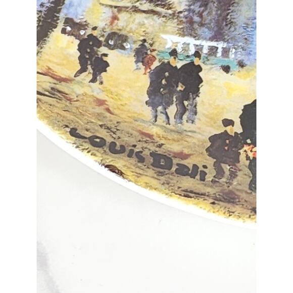 Limoges Arc De Triomphe France Porcelain 8 1/2" Plate Wall Decor Bradex Vintage - Picture 10 of 13